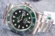 Perfect Replica DJ Factory Rolex Submariner 904L Stainless Steel Case Green Bezel 40mm Men's Watch (6)_th.jpg